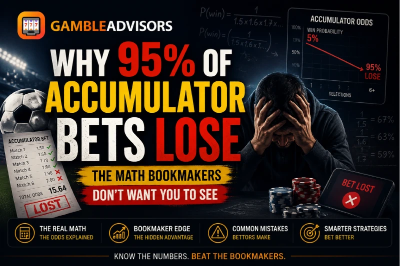 Why 95% of Accumulator Bets Lose The Math Bookmakers