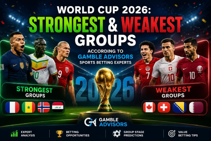 World Cup 2026: Strongest and Weakest Groups According to Gamble Advisors Sports Betting